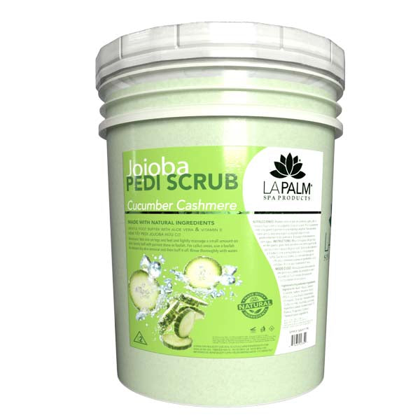 La Palm - Organic Jojoba Pedi Scrub Cucumber Cashmere - 5 gallon