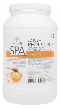La Palm - Organic Jojoba Pedi Scrub Honey Pearl