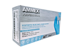 AMMEX Stretch Synthetic Blue Vinyl PF Exam Gloves