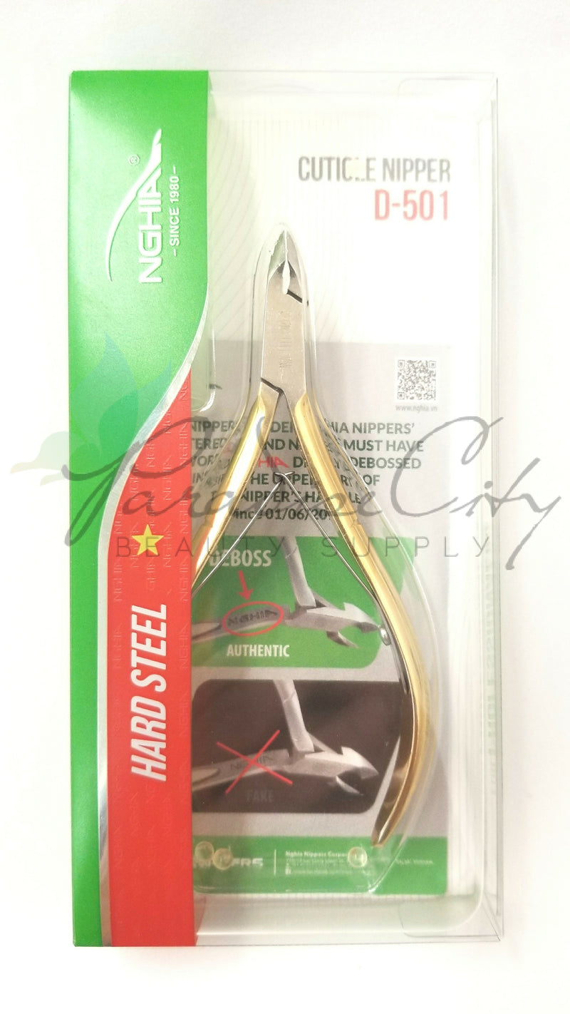 Nghia Hard Steel Cuticle Nipper - D-501 Jaw 16