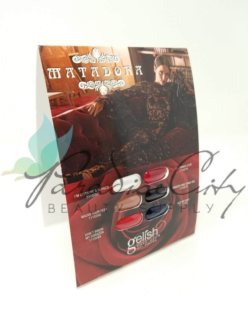 Gelish Matadora Gel Polish Collection - 12 Piece Counter Display Set