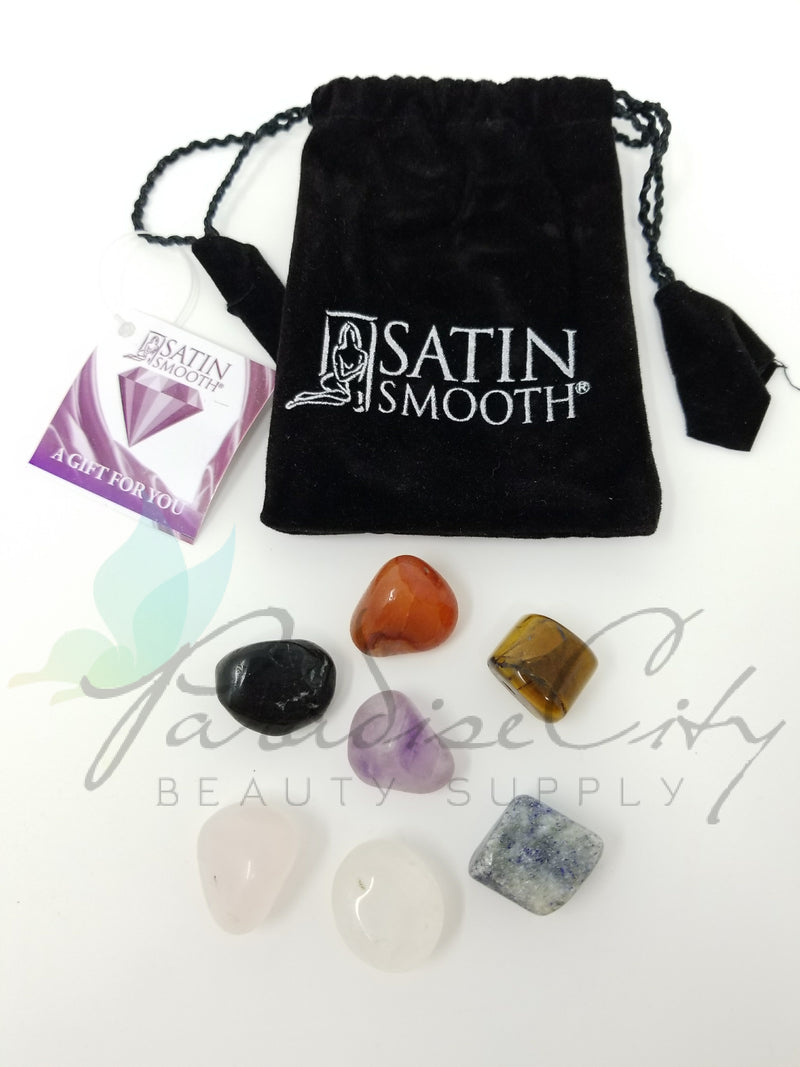 Satin Smooth - The Luxury Gem Wax Collection (Chakra Stone Set Included In Each Order)