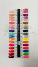 Kiara Sky Swatch Pallet for Gel Polish, Nail Lacquer, & Dip Powder