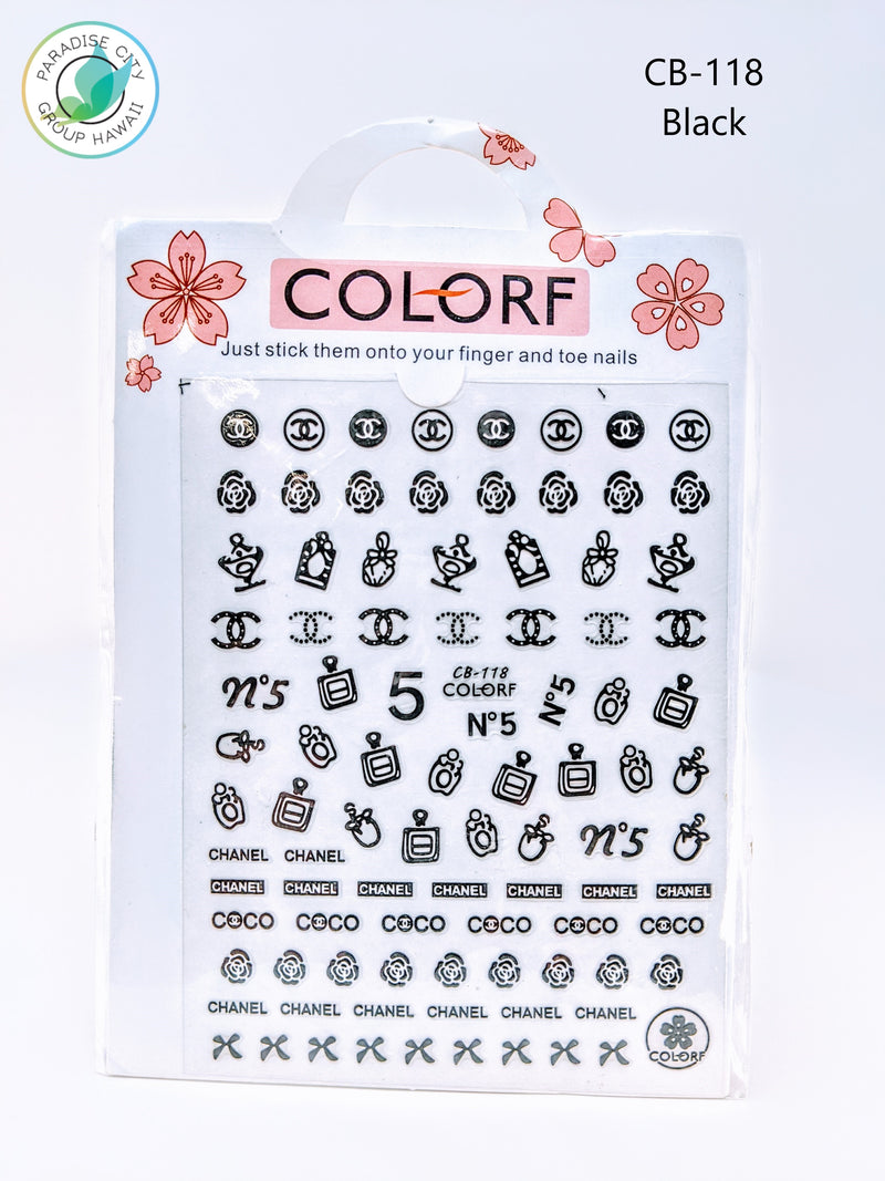 COLORF Designer Sticker Nail Art