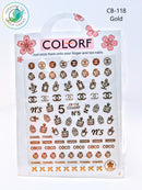 COLORF Designer Sticker Nail Art