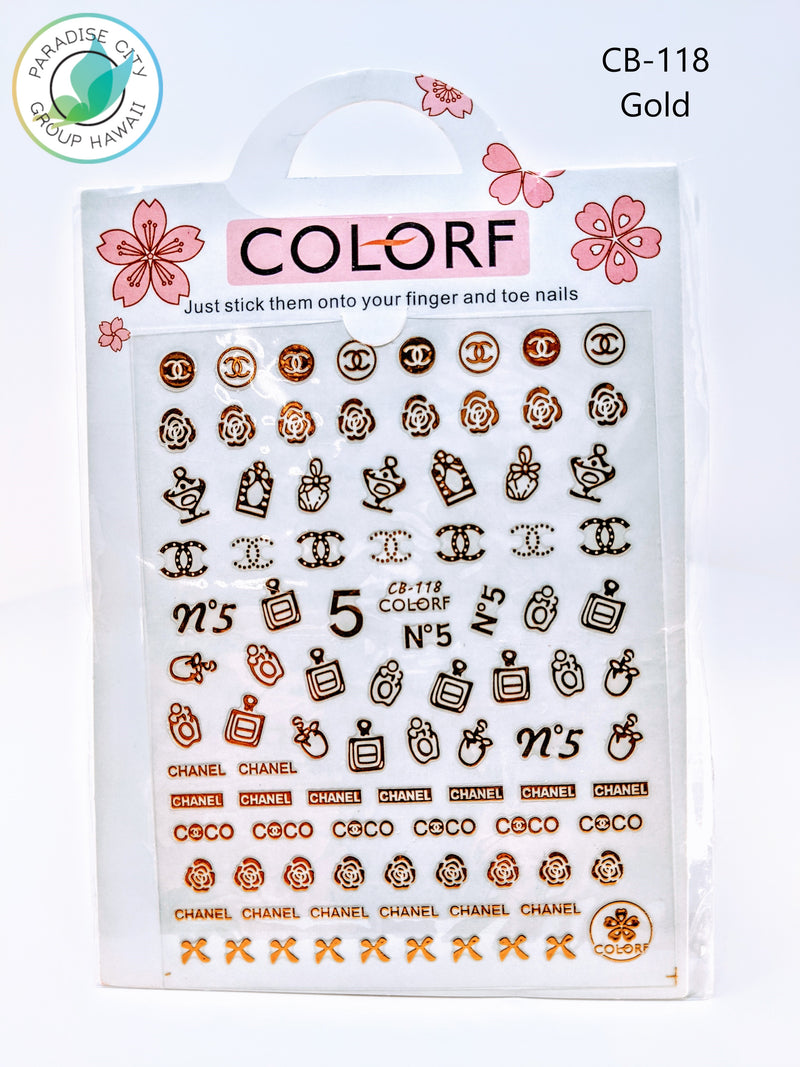 COLORF Designer Sticker Nail Art