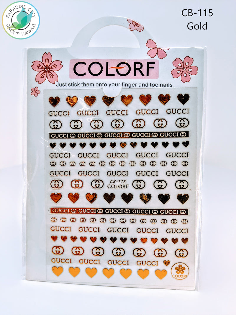 COLORF Designer Sticker Nail Art