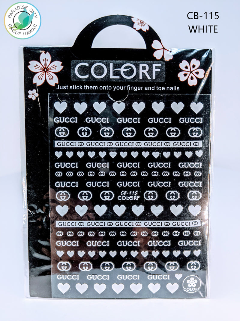 COLORF Designer Sticker Nail Art