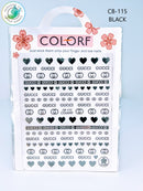 COLORF Designer Sticker Nail Art