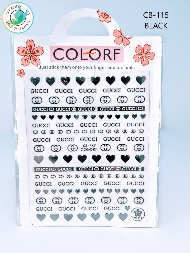 COLORF Designer Sticker Nail Art