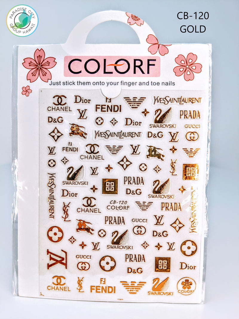 COLORF Designer Sticker Nail Art