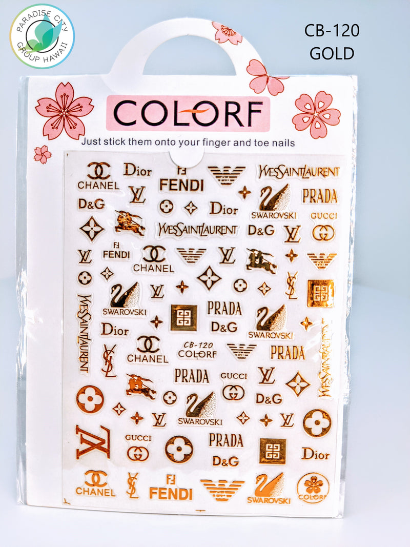 COLORF Designer Sticker Nail Art