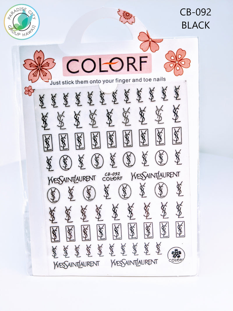 COLORF Designer Sticker Nail Art