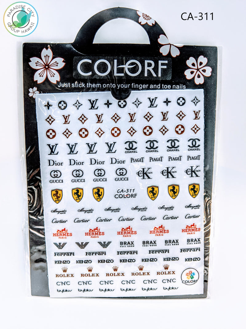 COLORF Designer Sticker Nail Art