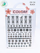 COLORF Designer Sticker Nail Art