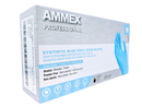 AMMEX Stretch Synthetic Blue Vinyl PF Exam Gloves