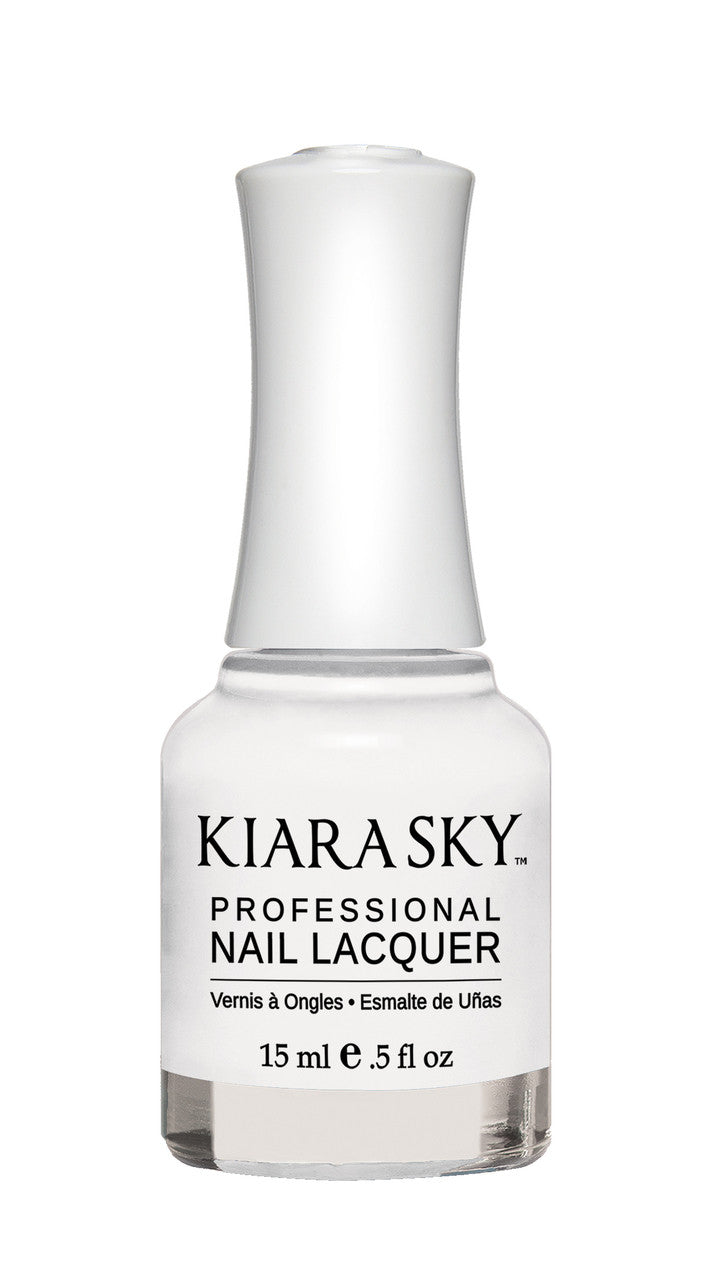 Kiara Sky Nail Lacquer - N401 PURE WHITE