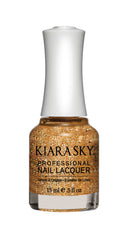 Kiara Sky Nail Lacquer - N433 STRIKE GOLD