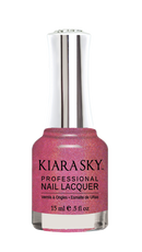 Kiara Sky Nail Lacquer Holo Mermaid Collection - N912 Up Scale Pink