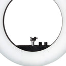 Impressions 18-Inch DuoTone LED Vanity Studio Ring Light w/ Stand, Bag, & Accessories