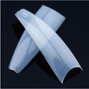 Lamour Coffin Nail Tips - Edgy Square Shape - Natural Color - Box 100 Tips