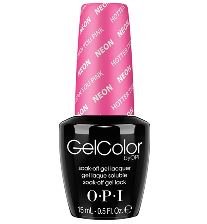 OPI GelColor - Hotter than You Pink NEON