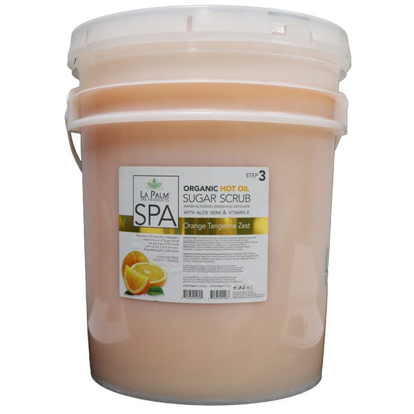 La Palm - Hot Oil Sugar Scrub Orange Tangerine Zest - 5 Gallon