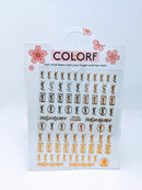 COLORF Designer Sticker Nail Art