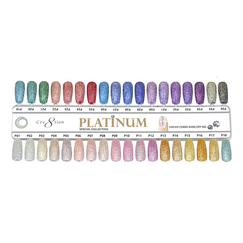 Cre8tion - Platinum Soak Off Gel Polish Swatch