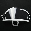 Spit Guard Mouth Mask With Transparent Screen