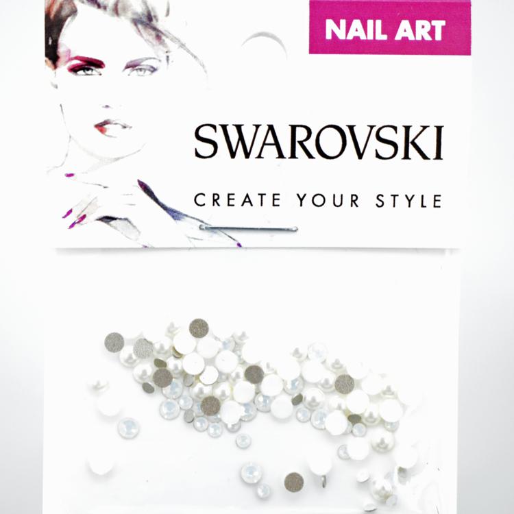 Swarovski - Nail Art Pearl White Opal Mix Pack