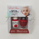 Gelish Two Of A Kind Forever Fabulous Marilyn Monroe Collection Gel Polish & Nail Lacquer Matching Set  - Holiday & Winter 2018