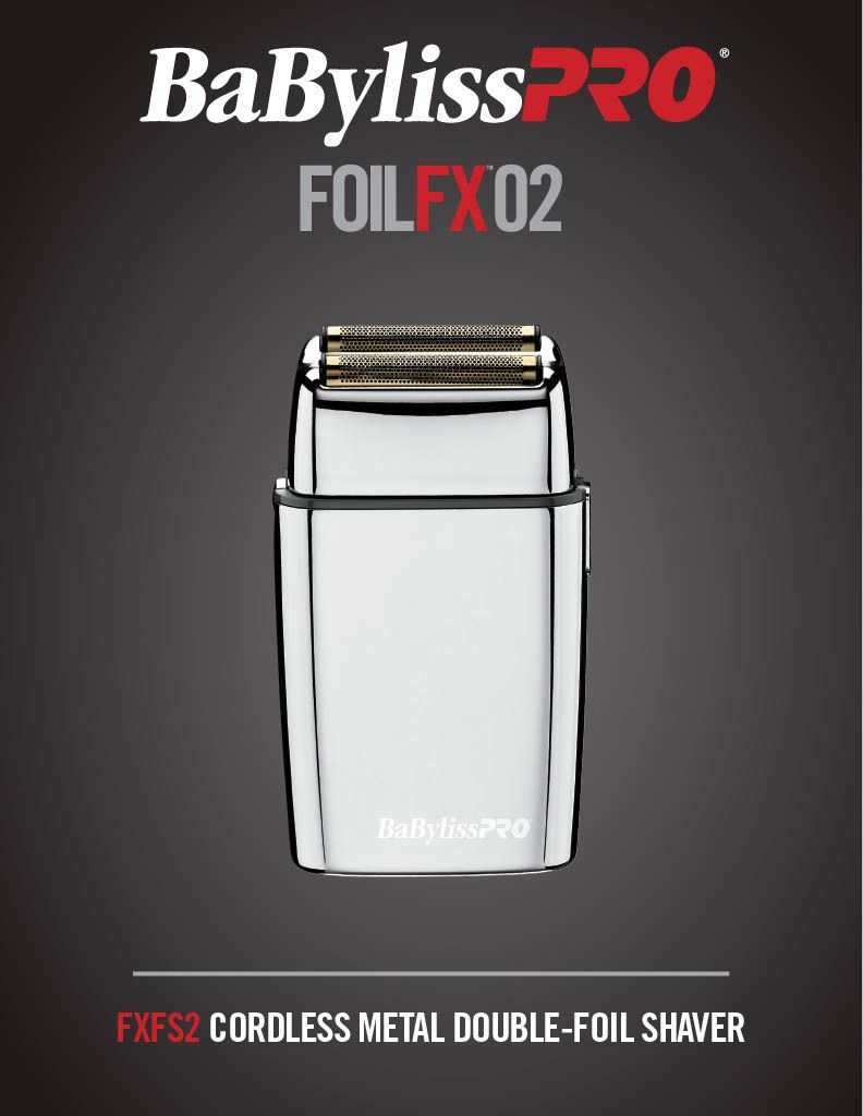 BaBylissPRO® FOILFX02™ Cordless Metal Double Foil