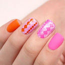 BMC 8 Sheet Holographic Nail Art Manicure Vinyl Guide Stickers - Holo Strips