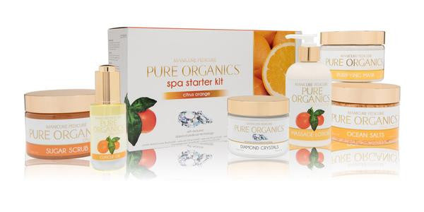 La Palm - Pure Organic Citrus Orange Spa Starter kit
