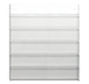 Acrylic Wall Mount Nail Polish Display (180 Bottles, 72 2oz Powder or 84 sets of double bottles)