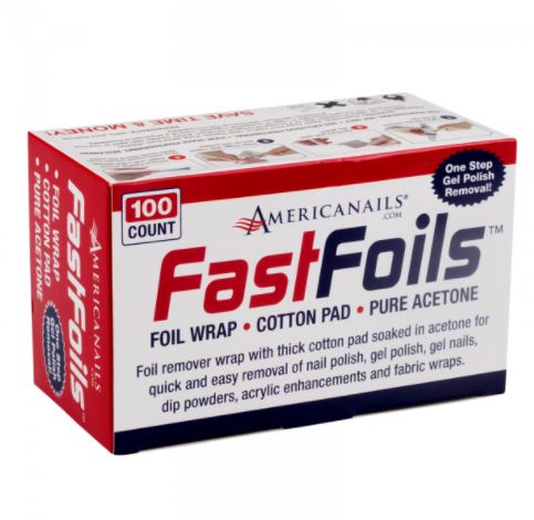 Americanails FastFoils Foil Wrap - 500/100 Count (IN STORE PURCHASE ONLY)