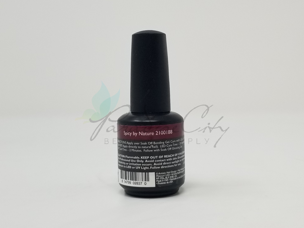 Artistic Nail Design Sorbae All Day - Light Purple Crème Colour Gloss LED  Soak Off Gel Color, 15 mL | .5 fl oz - Nail Supply Inc