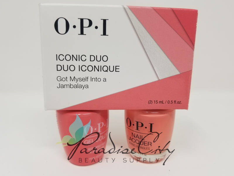 OPI Iconic Duo Iconique - Got Myself Into a Jambalaya