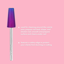 Kiara Sky Purple 5 in 1 Nail Bits