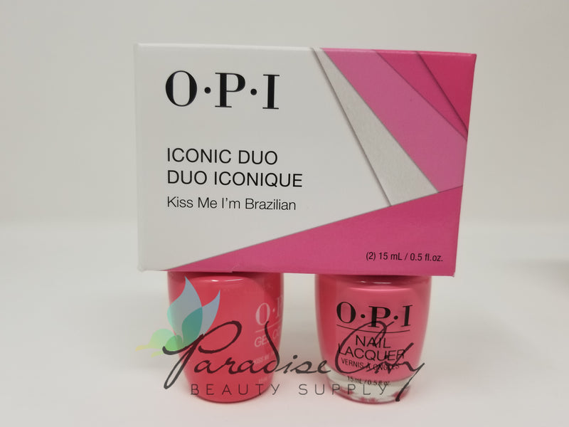 OPI Iconic Duo Iconique - Kiss Me I'm Brazilian