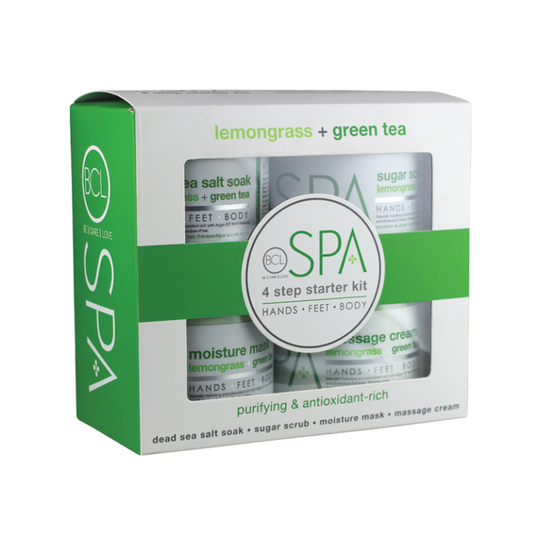 BCL SPA ORGANICS 4 STEP STARTER KIT - Lemongrass + Green Tea