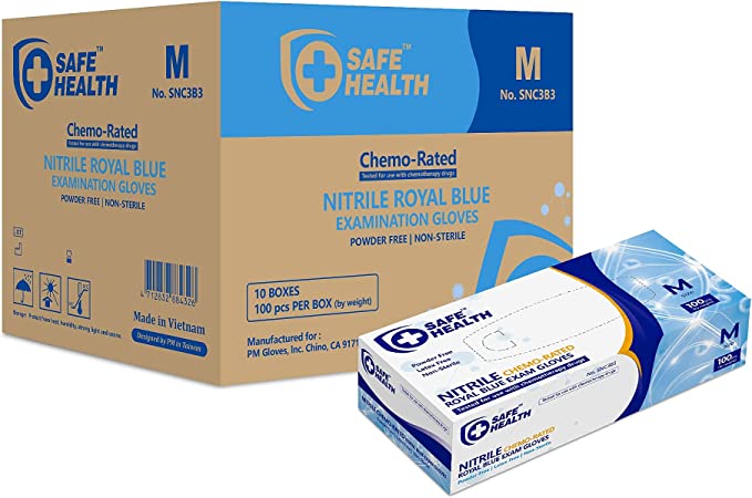Safe Health Nitrile Examination Gloves (Chemo Rated)
