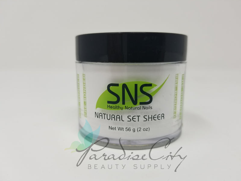 SNS Natural Set Sheer (black cap)