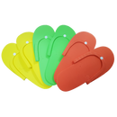 Cre8tion - Non-Slippery Disposable Plastic Button Pedicure Slippers