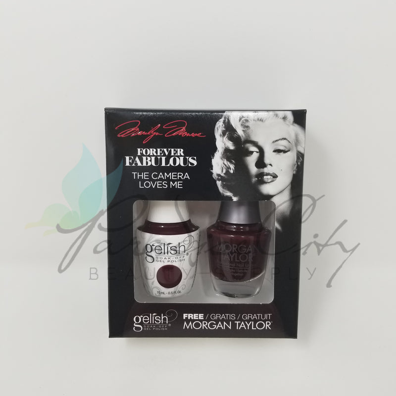 Gelish Two Of A Kind Forever Fabulous Marilyn Monroe Collection Gel Polish & Nail Lacquer Matching Set  - Holiday & Winter 2018